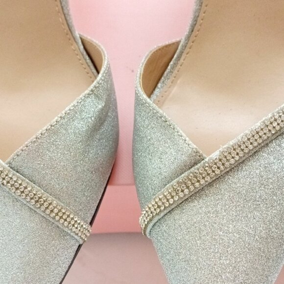 Nina Beckie-YG  Silver Refine Elegant Strappy Women's Shoes Size 10M - Picture 4 of 10